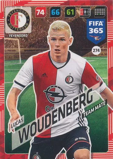 FIFA 365 : 2018 Adrenalyn XL - Lucas Woudenberg - Feyenoord
