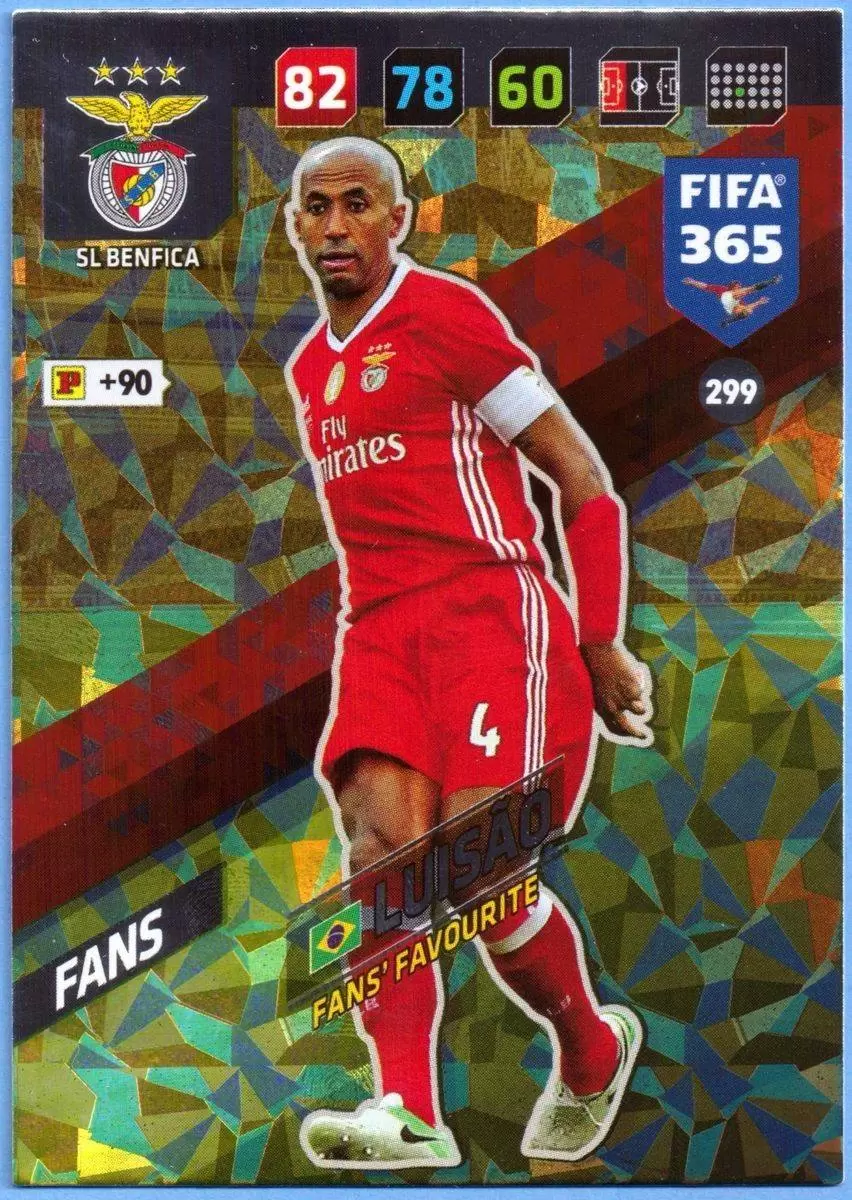 FIFA 365 : 2018 Adrenalyn XL - Luisão - SL Benfica