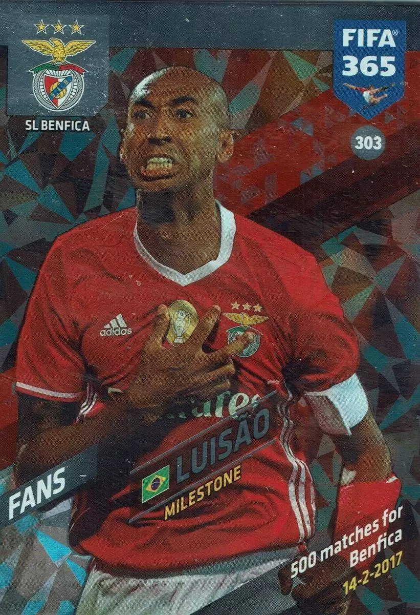 FIFA 365 : 2018 Adrenalyn XL - Luisão - SL Benfica