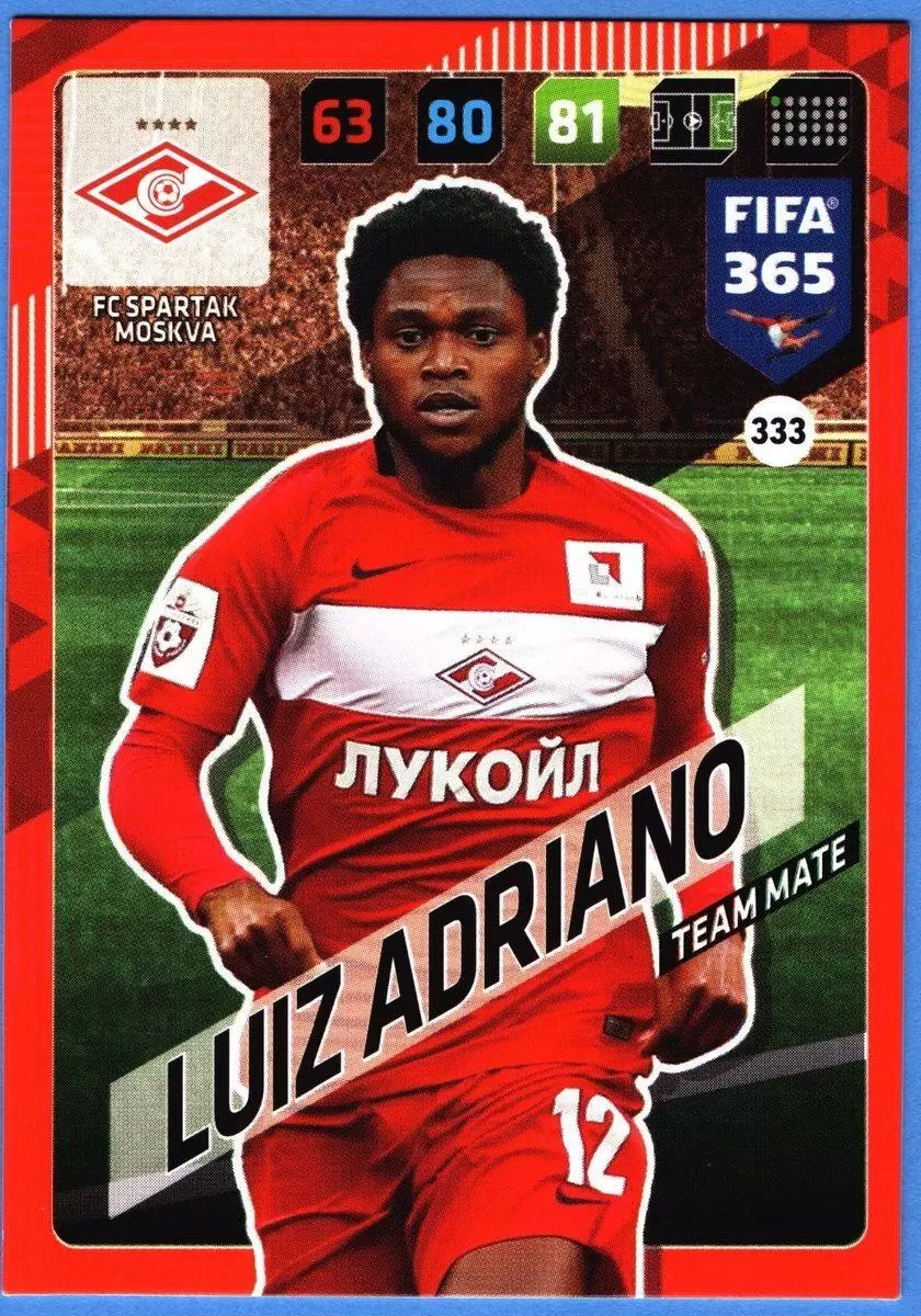 FIFA 365 : 2018 Adrenalyn XL - Luiz Adriano - FC Spartak Moskva