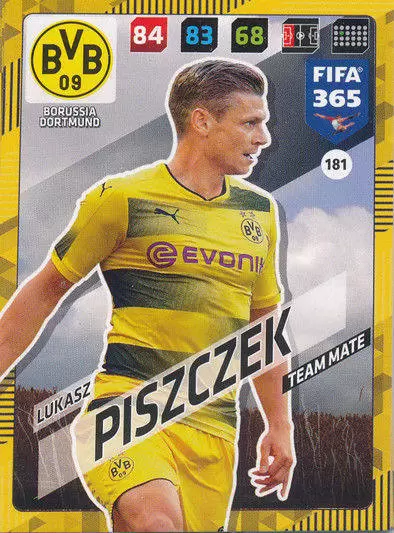 FIFA 365 : 2018 Adrenalyn XL - Lukasz Piszczek - Borussia Dortmund