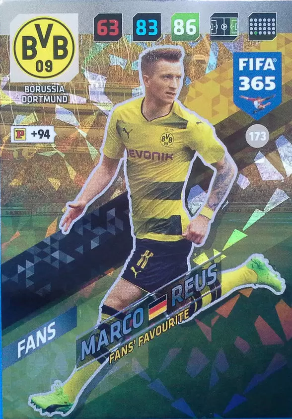 FIFA 365 : 2018 Adrenalyn XL - Marco Reus - Borussia Dortmund