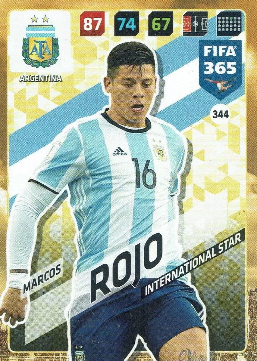 FIFA 365 : 2018 Adrenalyn XL - Marcos Rojo - Argentina