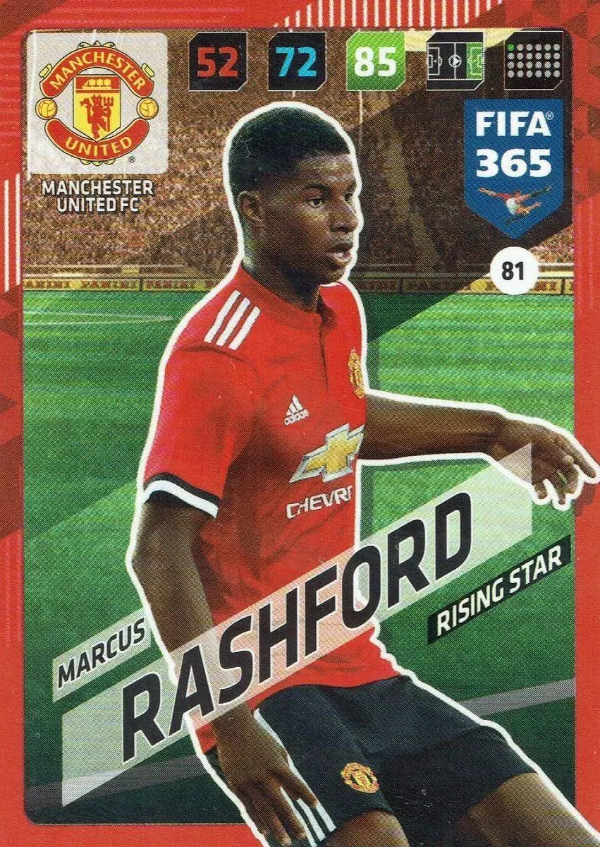 FIFA 365 : 2018 Adrenalyn XL - Marcus Rashford - Manchester United