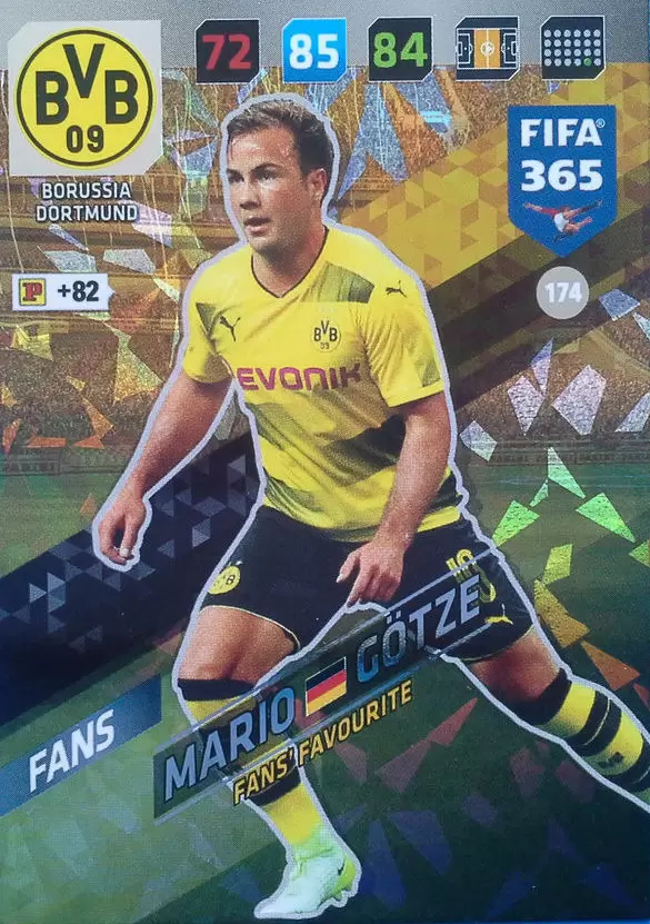 FIFA 365 : 2018 Adrenalyn XL - Mario Götze - Borussia Dortmund
