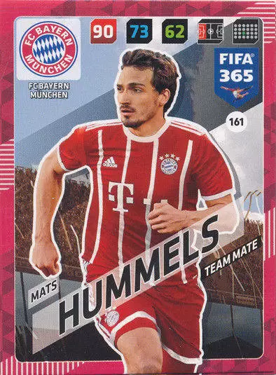 FIFA 365 : 2018 Adrenalyn XL - Mats Hummels - FC Bayern München