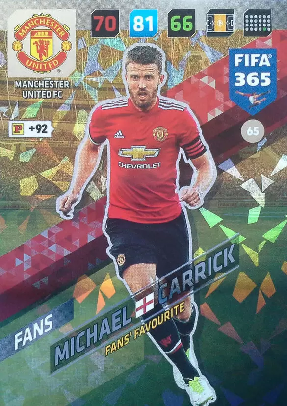 FIFA 365 : 2018 Adrenalyn XL - Michael Carrick - Manchester United