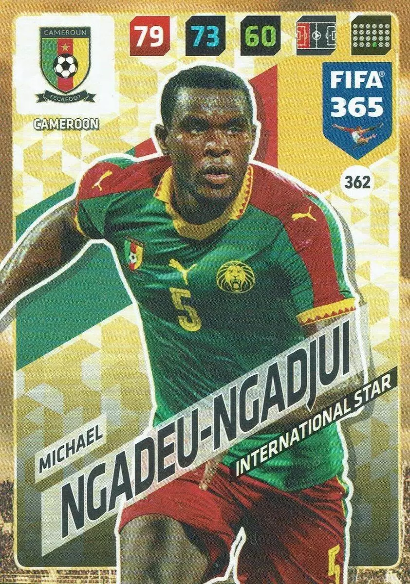 FIFA 365 : 2018 Adrenalyn XL - Michael Ngadeu-Ngadjui - Cameroon