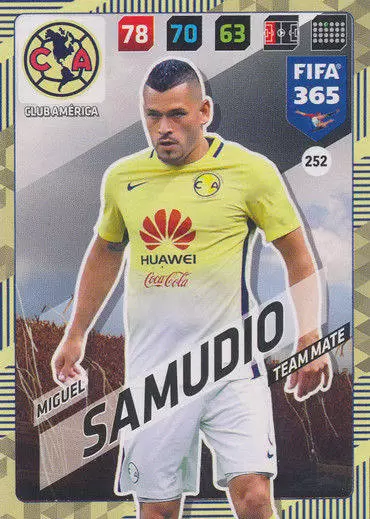 FIFA 365 : 2018 Adrenalyn XL - Miguel Samudio - Club América