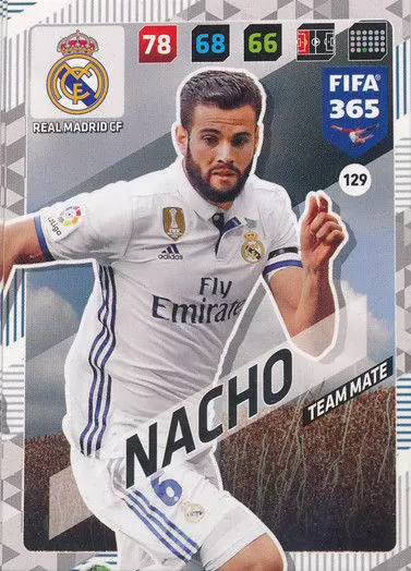 FIFA 365 : 2018 Adrenalyn XL - Nacho - Real Madrid CF