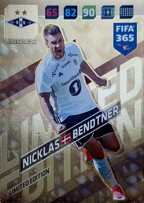 FIFA 365 : 2018 Adrenalyn XL - Nicklas Bendtner - Rosenborg