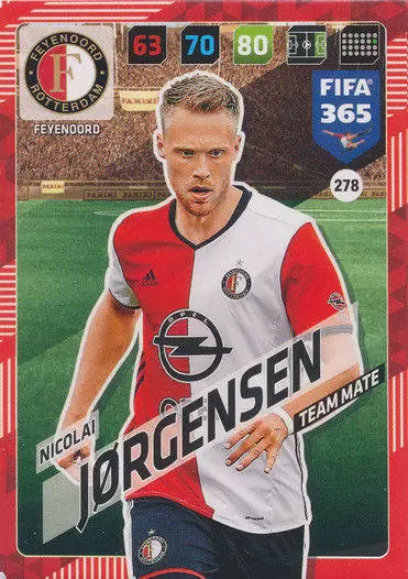 FIFA 365 : 2018 Adrenalyn XL - Nicolai Jørgensen - Feyenoord