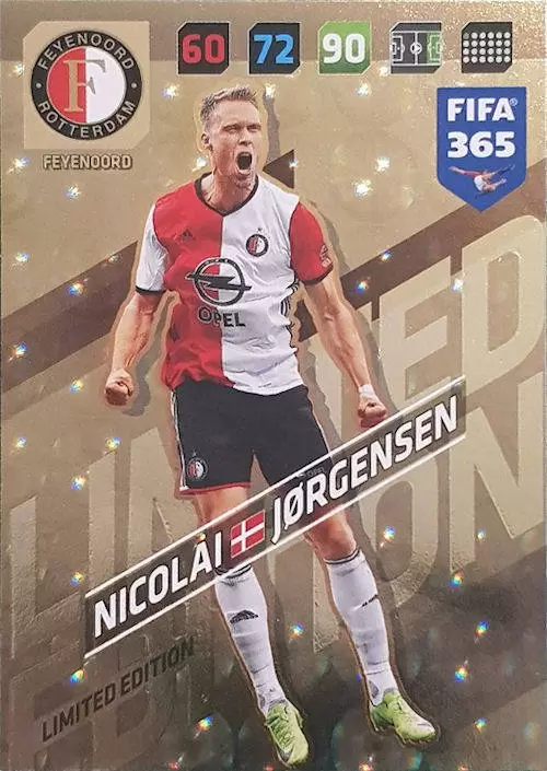 FIFA 365 : 2018 Adrenalyn XL - Nicolai Jørgensen - Feyenoord