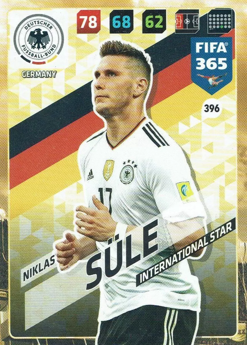 FIFA 365 : 2018 Adrenalyn XL - Niklas Süle - Germany