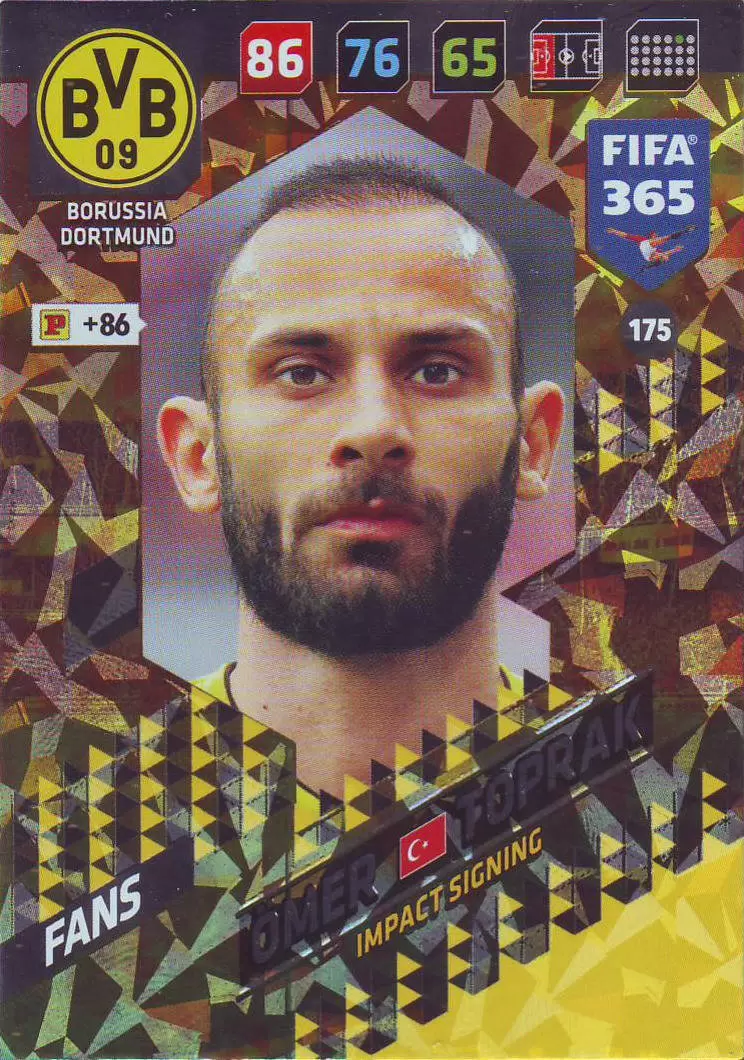 FIFA 365 : 2018 Adrenalyn XL - Ömer Toprak - Borussia Dortmund