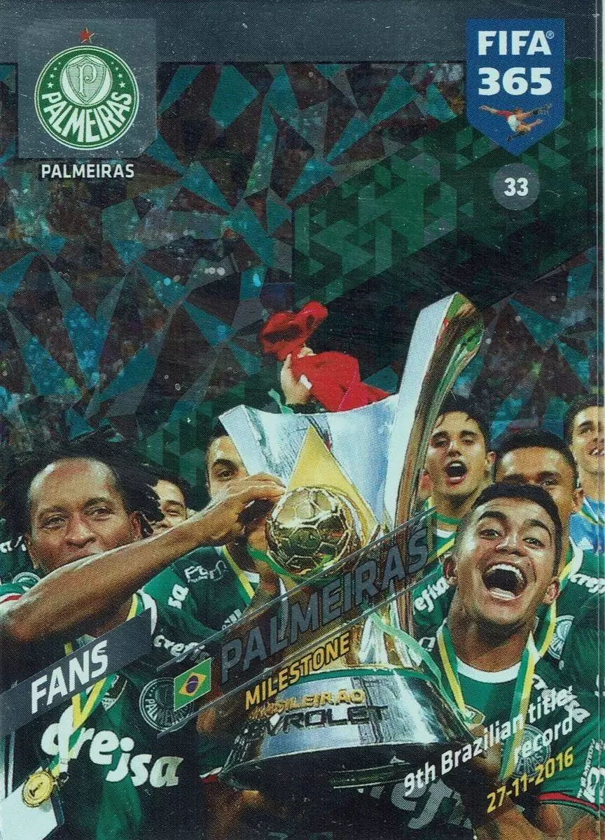 FIFA 365 : 2018 Adrenalyn XL - Palmeiras - Palmeiras