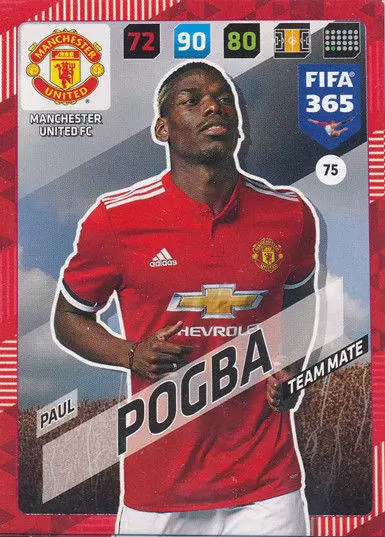 FIFA 365 : 2018 Adrenalyn XL - Paul Pogba - Manchester United