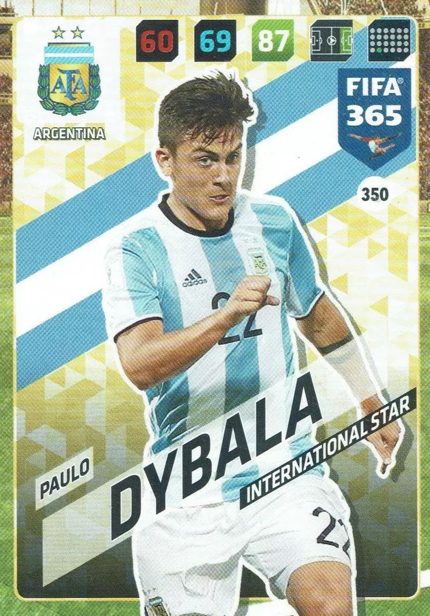 FIFA 365 : 2018 Adrenalyn XL - Paulo Dybala - Argentina