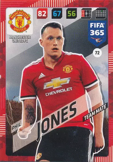 FIFA 365 : 2018 Adrenalyn XL - Phil Jones - Manchester United