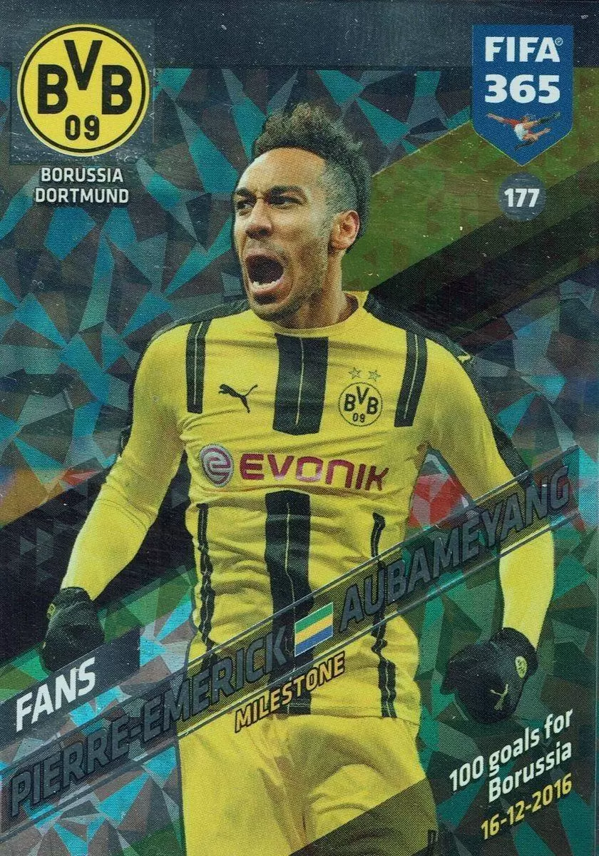 FIFA 365 : 2018 Adrenalyn XL - Pierre-Emerick Aubameyang - Borussia Dortmund