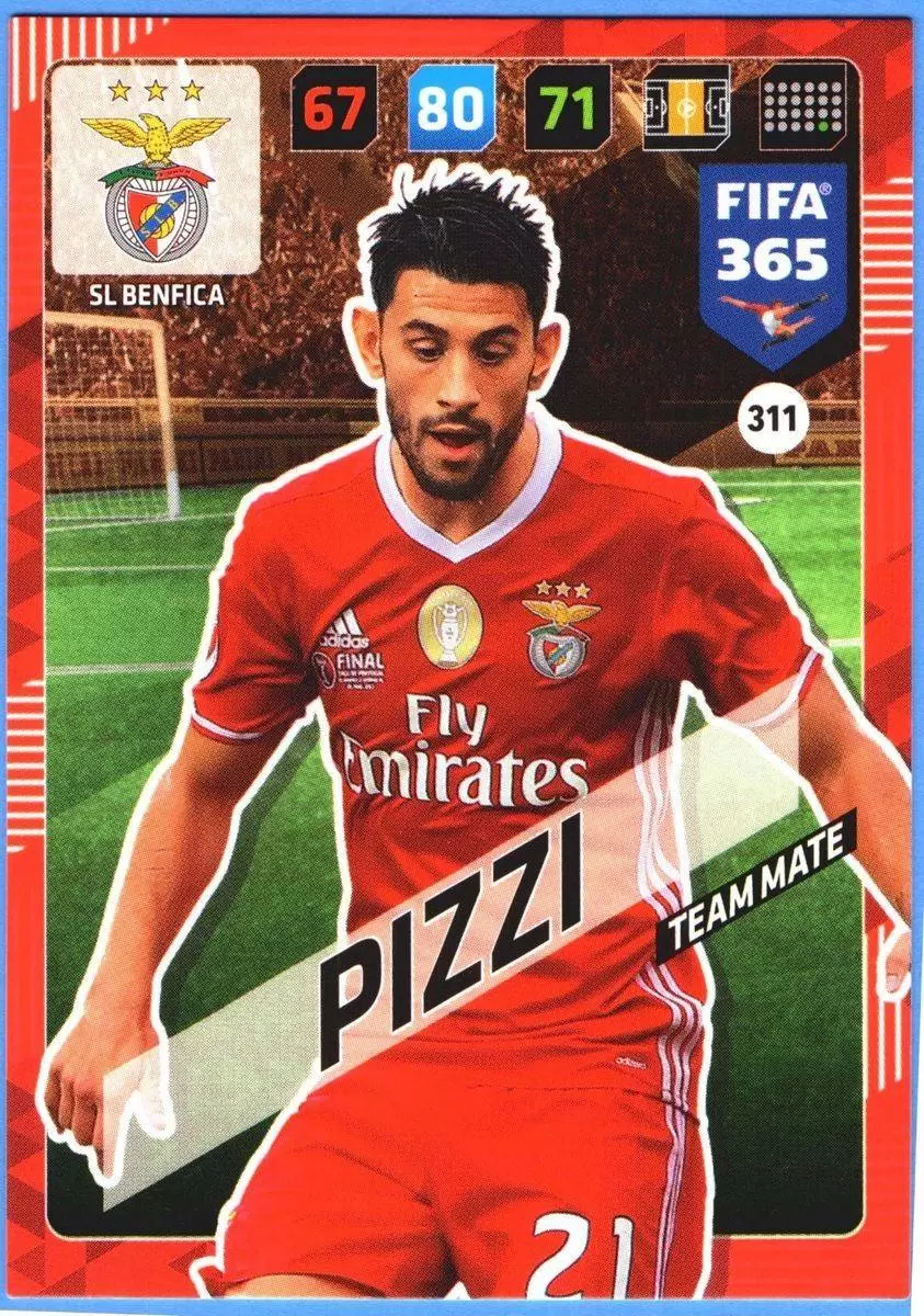FIFA 365 : 2018 Adrenalyn XL - Pizzi - SL Benfica