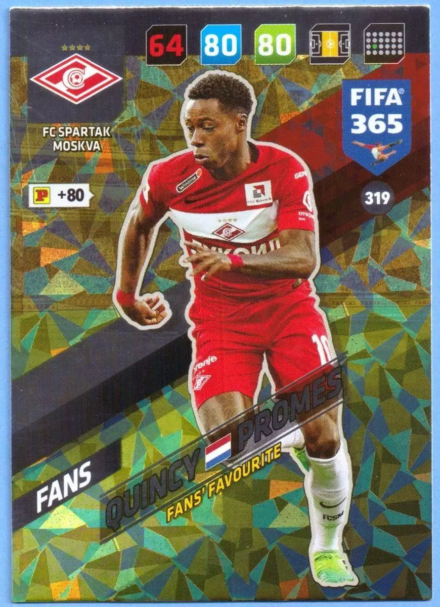 FIFA 365 : 2018 Adrenalyn XL - Quincy Promes - FC Spartak Moskva