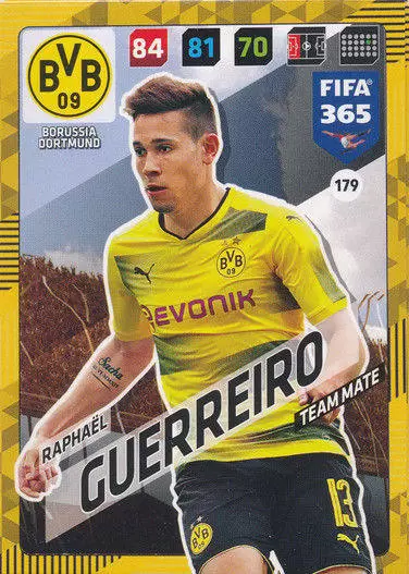 FIFA 365 : 2018 Adrenalyn XL - Raphaël Guerreiro - Borussia Dortmund