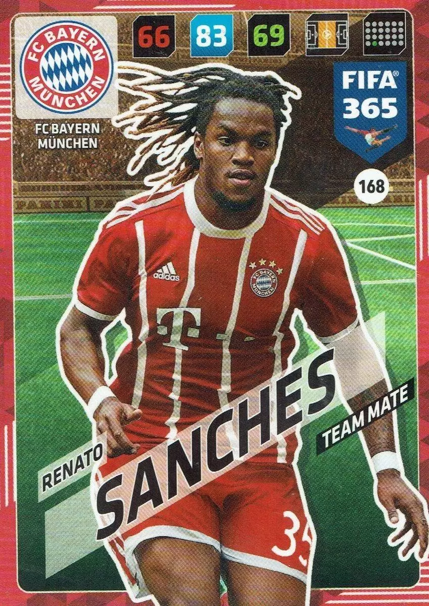 FIFA 365 : 2018 Adrenalyn XL - Renato Sanches - FC Bayern München
