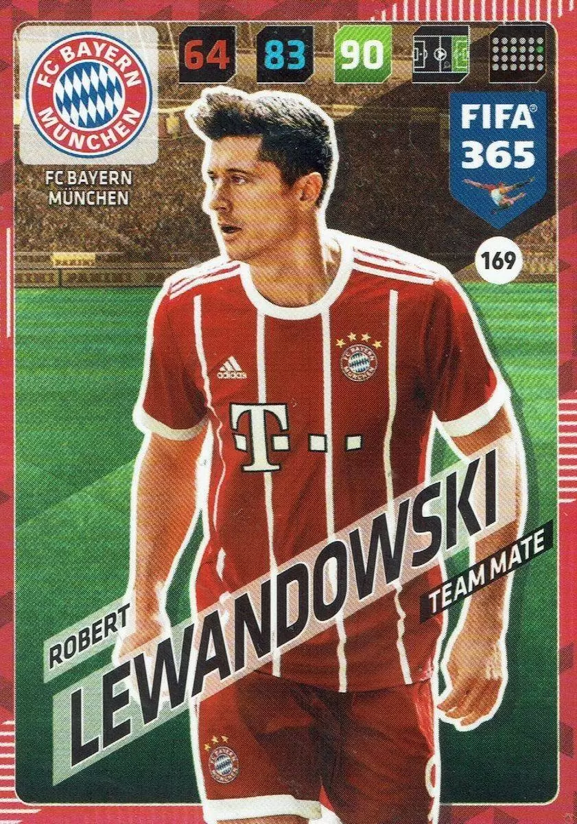 FIFA 365 : 2018 Adrenalyn XL - Robert Lewandowski - FC Bayern München
