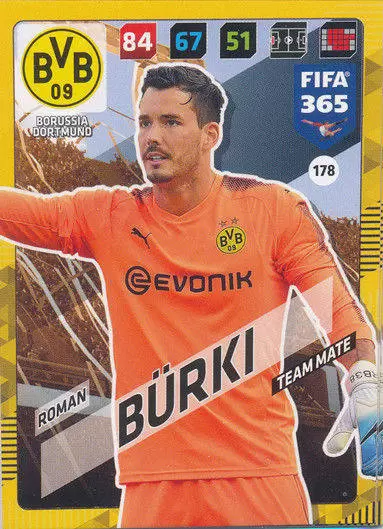 FIFA 365 : 2018 Adrenalyn XL - Roman Bürki - Borussia Dortmund