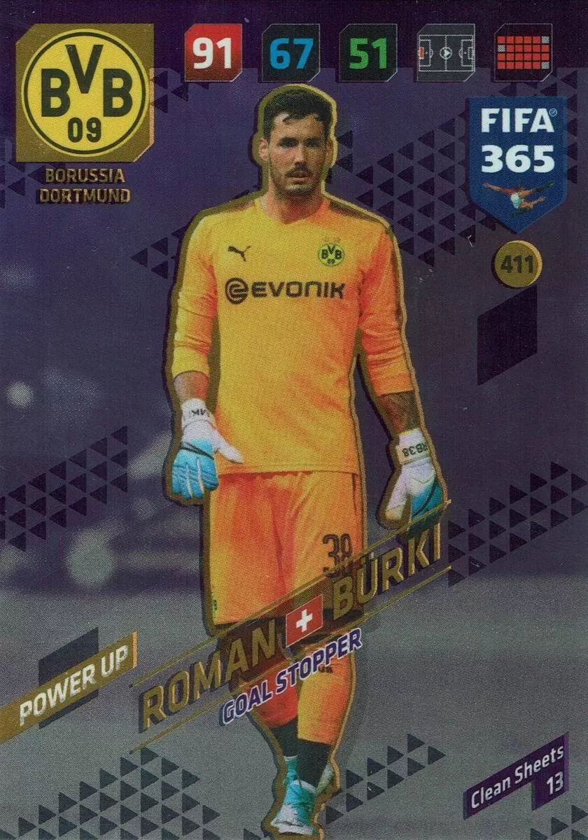 FIFA 365 : 2018 Adrenalyn XL - Roman Bürki - Borussia Dortmund