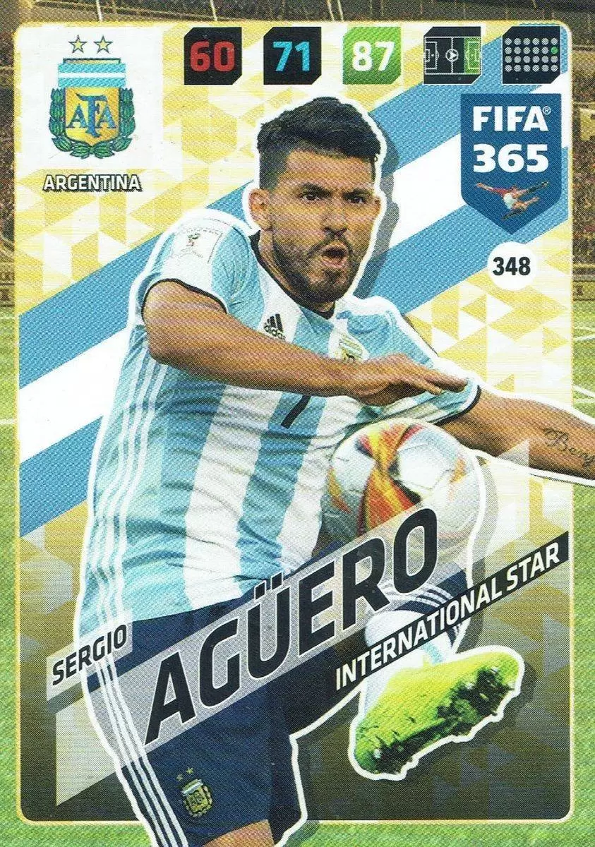 FIFA 365 : 2018 Adrenalyn XL - Sergio Agüero - Argentina