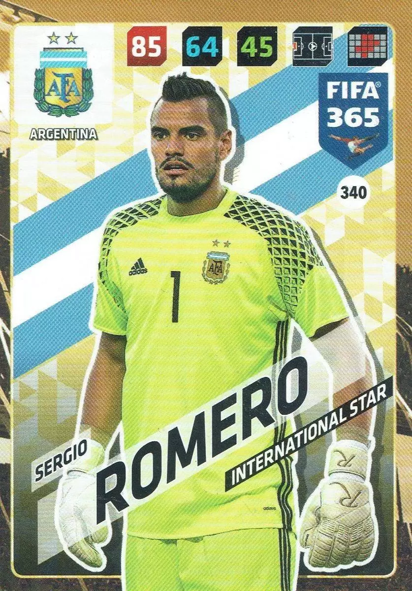FIFA 365 : 2018 Adrenalyn XL - Sergio Romero - Argentina