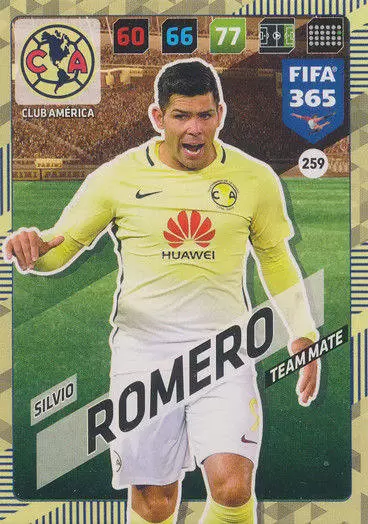 FIFA 365 : 2018 Adrenalyn XL - Silvio Romero - Club América