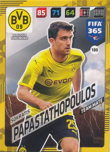 FIFA 365 : 2018 Adrenalyn XL - Sokratis Papastathopoulos - Borussia Dortmund