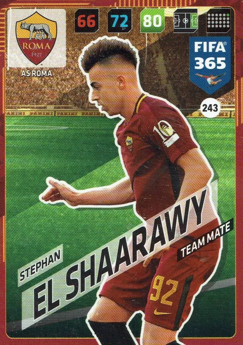 FIFA 365 : 2018 Adrenalyn XL - Stephan El Shaarawy - AS Roma