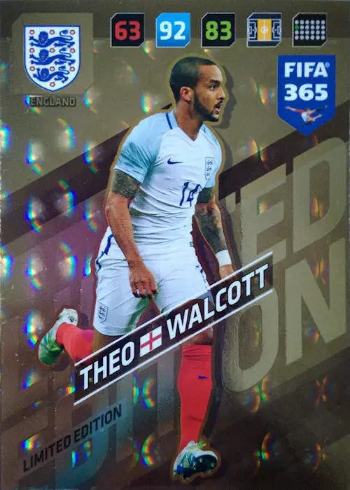 FIFA 365 : 2018 Adrenalyn XL - Theo Walcott - England