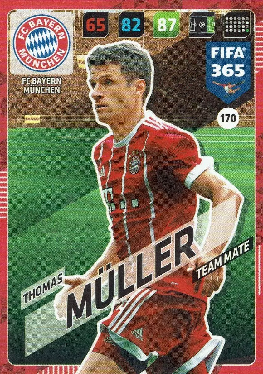 FIFA 365 : 2018 Adrenalyn XL - Thomas Müller - FC Bayern München