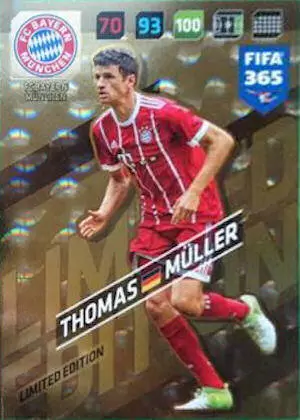 FIFA 365 : 2018 Adrenalyn XL - Thomas Müller - FC Bayern München