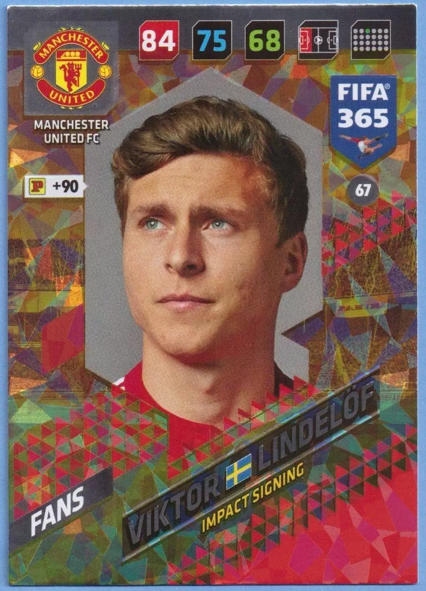 FIFA 365 : 2018 Adrenalyn XL - Viktor Lindlöf - Manchester United