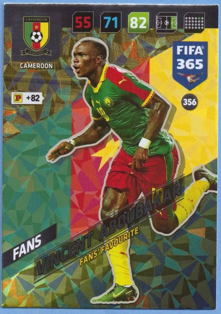 FIFA 365 : 2018 Adrenalyn XL - Vincent Aboubakar - Cameroon