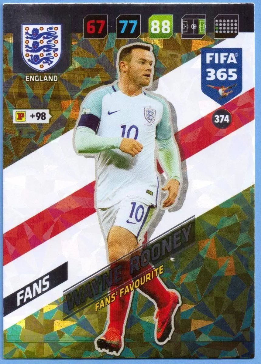 FIFA 365 : 2018 Adrenalyn XL - Wayne Rooney - England