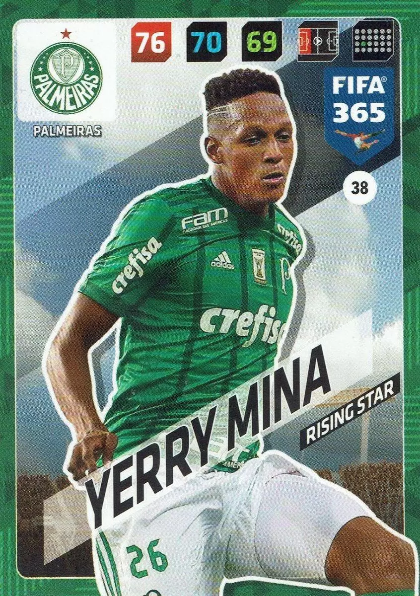 FIFA 365 : 2018 Adrenalyn XL - Yerry Mina - Palmeiras