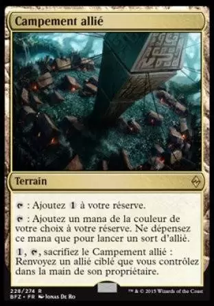 La Bataille de Zendikar - Campement allié