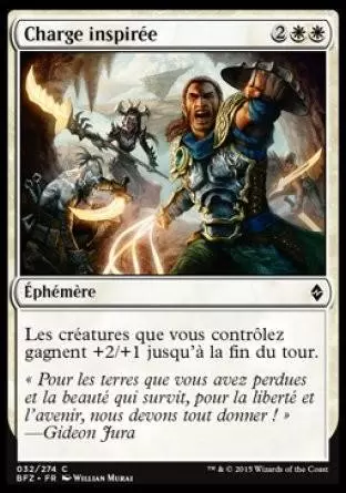 La Bataille de Zendikar - Charge inspirée