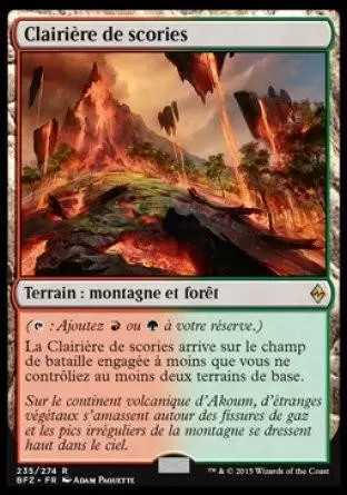 La Bataille de Zendikar - Clairière de scories