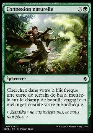 La Bataille de Zendikar - Connexion naturelle