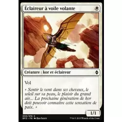 Éclaireur à voile volante