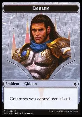 La Bataille de Zendikar - Emblème Gideon
