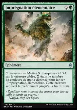 La Bataille de Zendikar - Imprégnation élémentaire